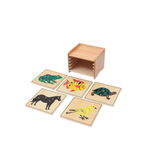 Animal Puzzle Cabinet (5 Slots)(5 Puzzles Included)