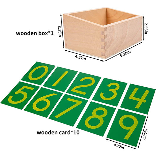 Sandpaper Numerals with Box