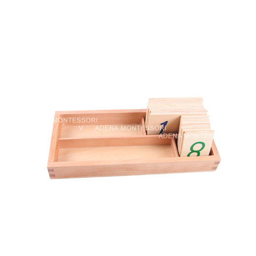 Small Wooden Number Cards With Box (1-3000)