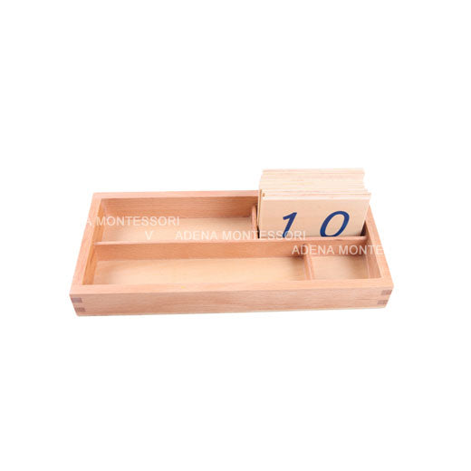 Small Wooden Number Cards With Box (1-3000)