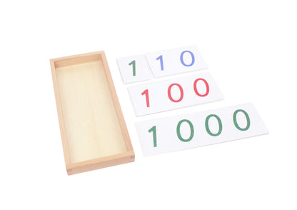 Large PVC Number Cards With Box (1-9000)