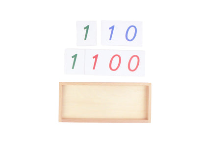 Large PVC Number Cards With Box (1-9000)