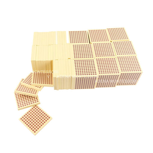 9 Wooden Thousand Cubes