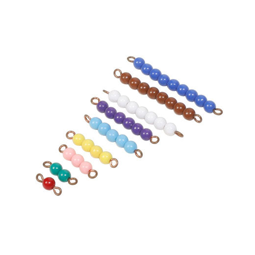 Colored Bead Stairs 1-9.