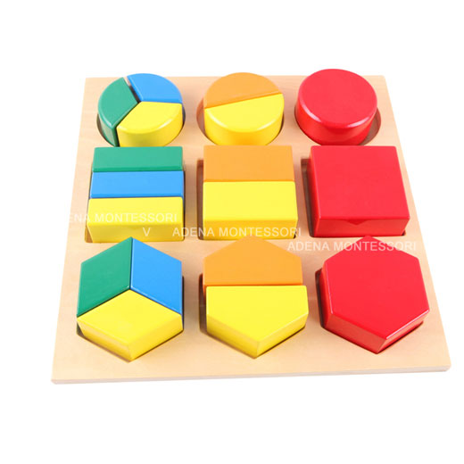 Assembly Geometric Shape Tray