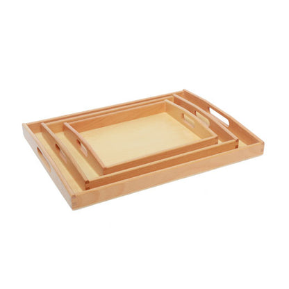 3 Wooden Trays