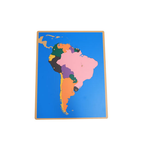 Puzzle Map of South America