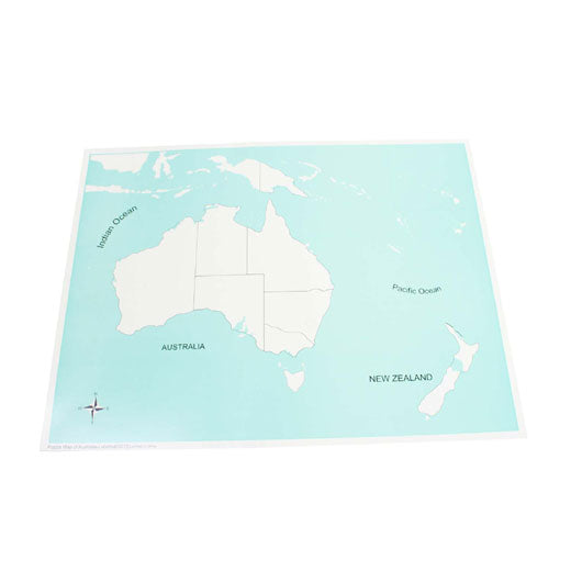 Australia Control Map (Unlabeled)