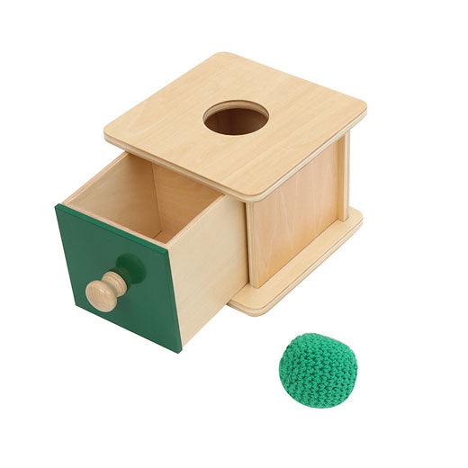 Toddler Imbucare Box w/ Knitted Ball