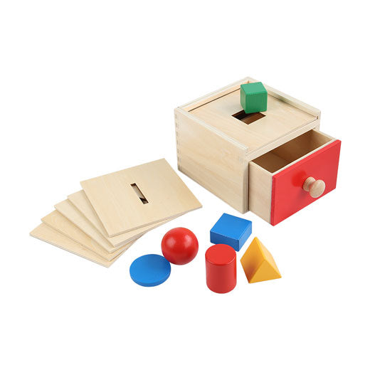 Sorting Drop Box Toy with 6 Borad and Drawer