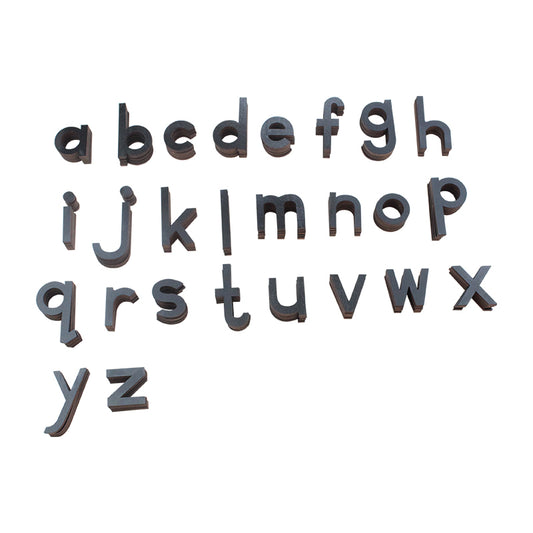 Lowercase Small Movable Alphabet - Black