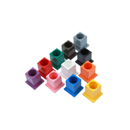 Set of 11 Colored Pencil Holders