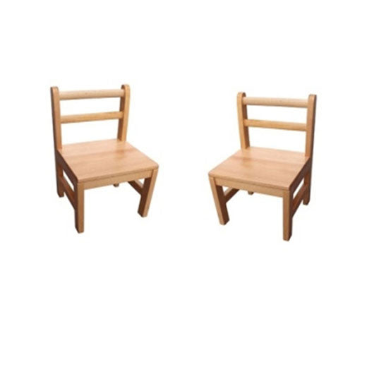 Two Beechwood Kids Chairs (seat hight 23)