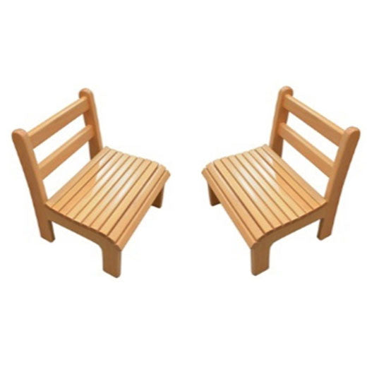 Two Slatted Chairs